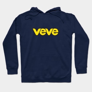 Veve Logo in Yellow and Black Hoodie